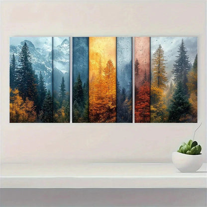 3pcs Vintage Washington State Nature Scene Metal Print Ready to Hang Art