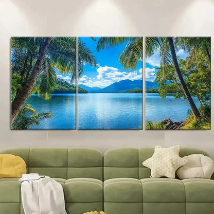 3pcs Cairns Australia Scenic Australia Landscape Metal Print Ready to Hang Art