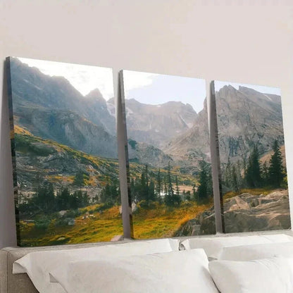 3pcs Spring & Summer Season Landscape Theme Wall Art Set Canvas Framed 40x60cm - High Quality Print 100% Australian Made Wall Canvas Ready to Hang