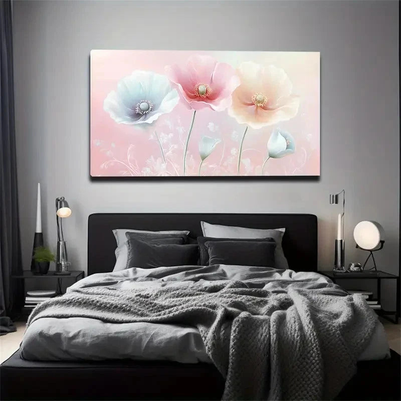 Modern Minimalist Gradient Wall Art Canvas Office Home Room Framed 120x60cm