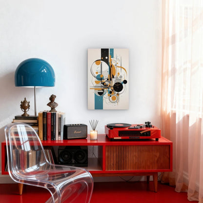 Abstract Harmony 60x90cm Metal Print Ready to Hang