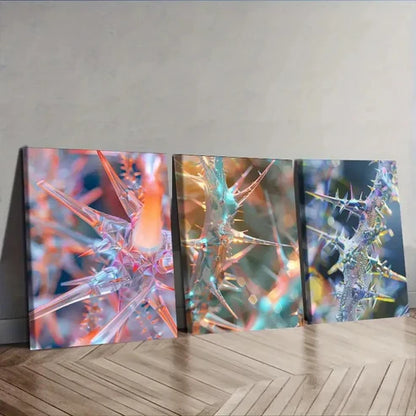 3pcs Featuring Thorny Designs Wall Art Set Canvas Unframed - High Quality Print 100% Australian Made Wall Canvas
