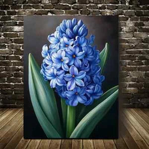 Beautiful Beautiful Hyacinth, Suitable Painting 40x60cm Metal Print Ready to Hang