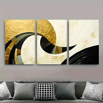 3pcs Trendy Eiffel Tower Paris Street Metal Print Ready to Hang Art