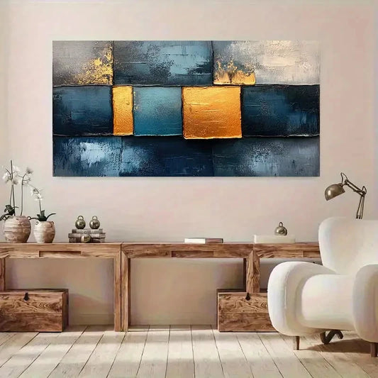 Contemporary Minimalist Mural Wall Art Canvas Office Home Room Framed 120x60cm