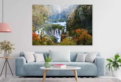 Plitvice Lakes National Park   Wall Art Decor 100% Australian Made