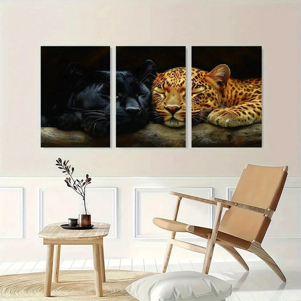 3pcs Green Fairy with Roses & Absinthe Metal Print Ready to Hang Art