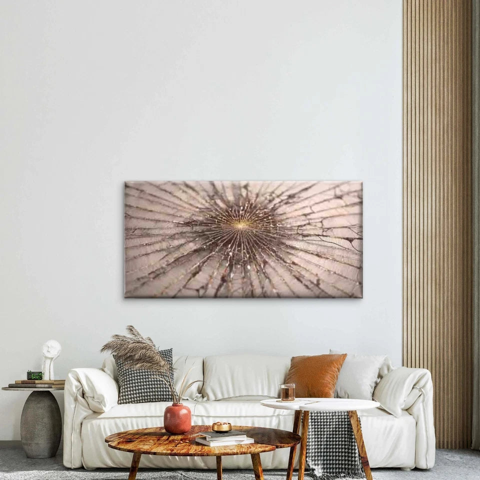 Mysterious Spider Web Wall Art Canvas Office Home Room Framed 120x60cm