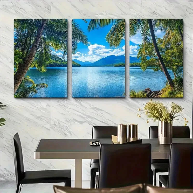 3pcs Cairns Australia Scenic Australia Landscape Metal Print Ready to Hang Art