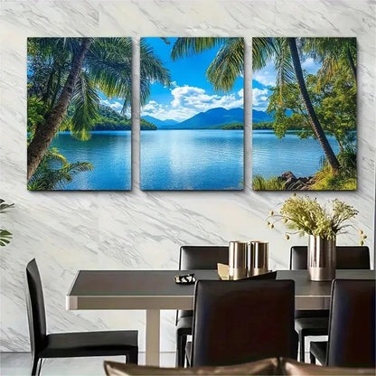 3pcs Cairns Australia Scenic Australia Landscape Metal Print Ready to Hang Art
