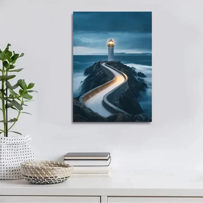 Beautiful Lighthouse Suitable Painting  40x60cm Metal Print Ready to Hang