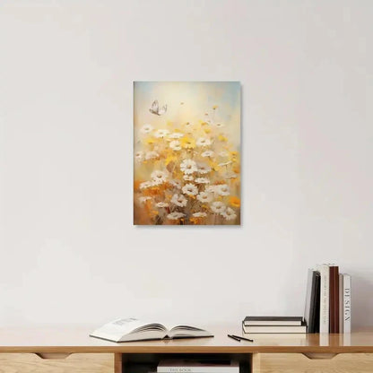 Traditional & Contemporary Vintage Wildflower 40x60cm Metal Print Ready to Hang