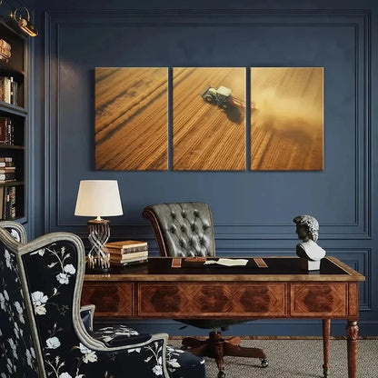 3pcs Black Cats in Famous Wall Art Set Canvas Framed 60x90cm - High Quality Print 100% Australian Made Wall Canvas Ready to Hang