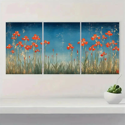 3pcs Ukiyo-E Woodblock Yorikiri  Perfect Wall Art Set Canvas Framed 40x60cm - High Quality Print 100% Australian Made Wall Canvas Ready to Hang