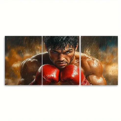 3pcs Action Scenes with Dramatic Wall Art Set Canvas Unframed – High Quality Print 100% Australian Made Wall Canvas