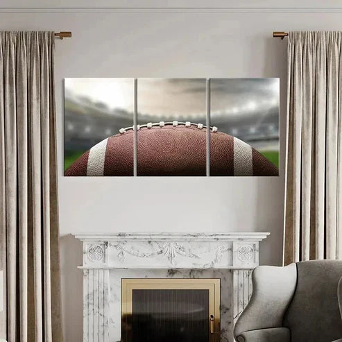 3pcs Football Stadium Champions League Wall Art Canvas Unframed - High Quality Print 100% Australian Made Wall Canvas (Copy