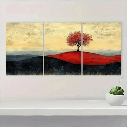 3pcs Minimalist Modern Vintage Farmhouse Perfect Wall Art Set Canvas Framed 40x60cm - High Quality Print 100% Australian Made Wall Canvas Ready to Hang