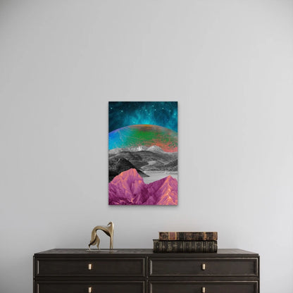 Surreal Landscape Composition Metal Print Ready to Hang
