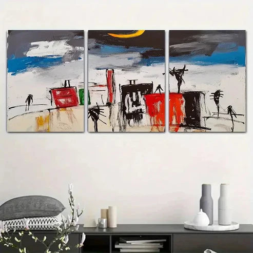 3pcs Beautiful Artwork Decorating Entryways Wall Art Canvas Unframed – High Quality Print 100% Australian Made Wall Canvas