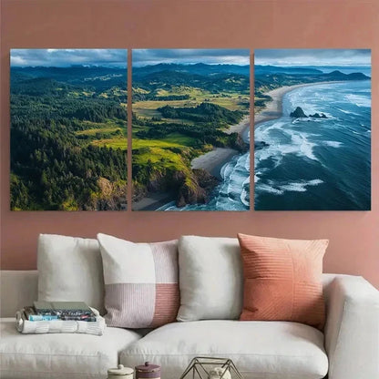 3pcs Pacific Northwest Oregon Décor Perfect Wall Art Set Canvas Framed 40x60cm - High Quality Print 100% Australian Made Wall Canvas Ready to Hang
