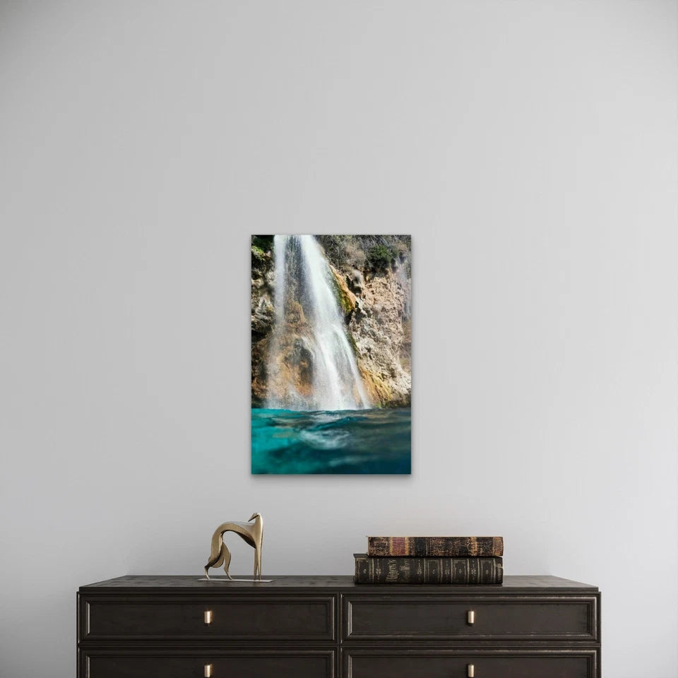 Chorrera de Maro Nerja, Spain Metal Print Ready to Hang