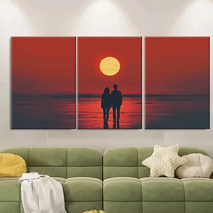 3pcs Part Time Lover Full Time Friend Metal Print Ready to Hang Art