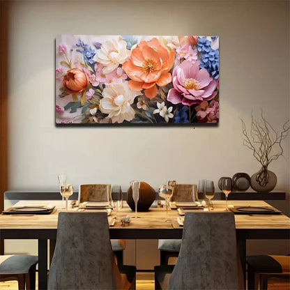 Modern Bohemian Pastel Wall Art Canvas Office Home Room Framed 120x60cm