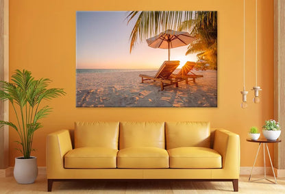 Beautiful Tropical Sunset Scenery Wall Art Decor 100% Australian Made