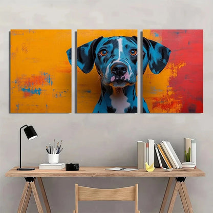 3pcs Vibrant Funny Vintage Animal Metal Print Ready to Hang Art