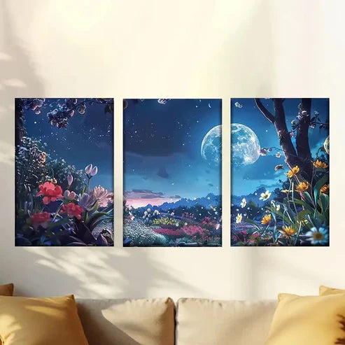 3pcs Beautiful Summer Dream Wall Art Canvas Unframed – High Quality Print 100% Australian Made Wall Canvas