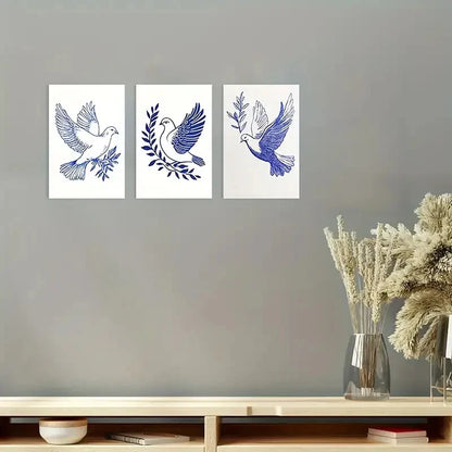 3pcs Abstract Ducky   Colorful Ducks   Wall Art Canvas Framed 40x60cm - High Quality Print 100% Australian Made Wall Canvas Ready to Hang