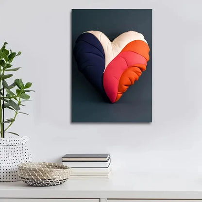 Beautiful Featuring Pop Art Inspired Painting  40x60cm Metal Print Ready to Hang