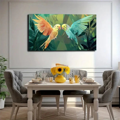 Minimalist Vibrant Colorful Wall Art Canvas Office Home Room Framed 120x60cm