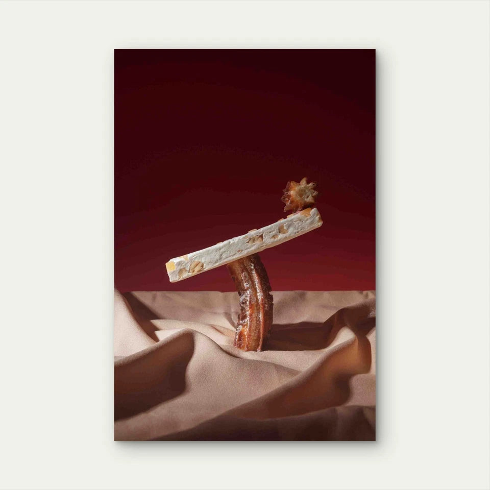 Beautiful Arrangement Spanish Food 60x90cm Metal Print Ready to Hang
