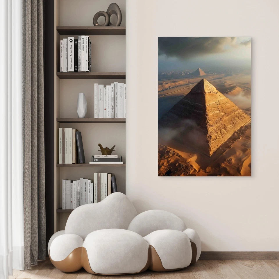 Architecture Ancient Monument 60x90cm Metal Print Ready to Hang