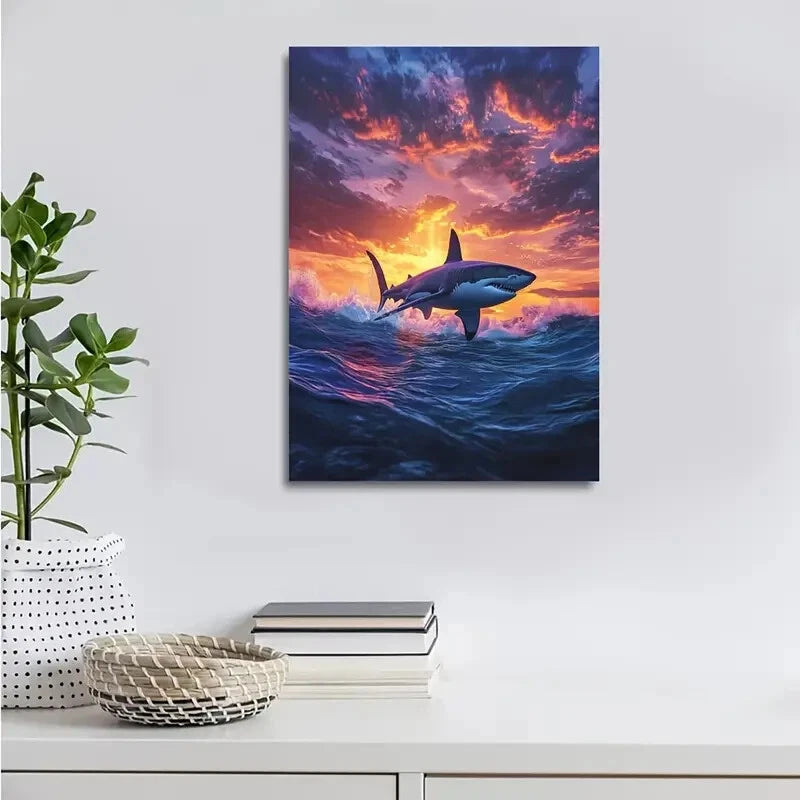 Beautiful Carnation Colorful Pink Rose Painting 40x60cm Metal Print Ready to Hang