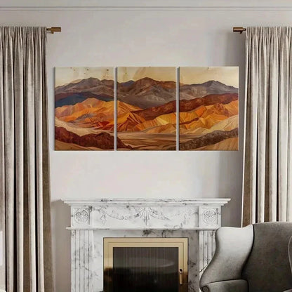 3pcs Mountain Landscape Natural Beauty Wall Art Set Canvas Framed 40x60cm - High Quality Print 100% Australian Made Wall Canvas Ready to Hang