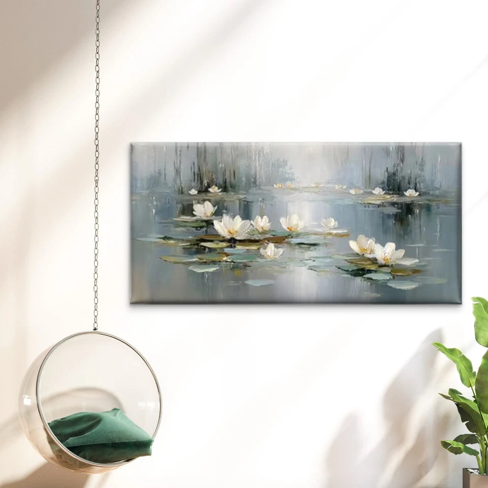 Minimalist Abstract Floral  Wall Art Canvas Office Home Room Framed 120x60cm