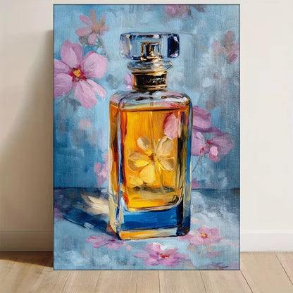 Romantic Elegant Perfume Bottle 60x90cm Metal Print Ready to Hang