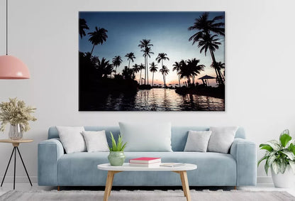 Twilight At A Tropical Beach  Wall Art Decor 100% Australian Made