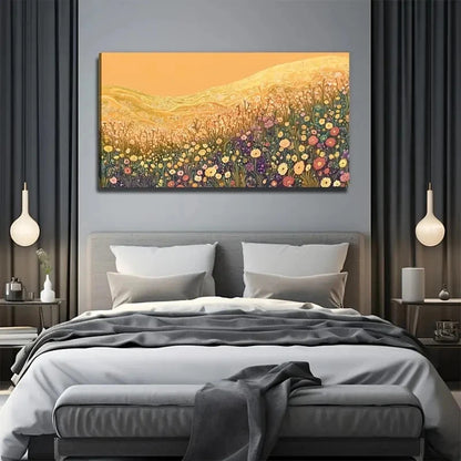 Desert Flower Large Floral Wall Art Canvas Office Home Room Framed 120x60cm