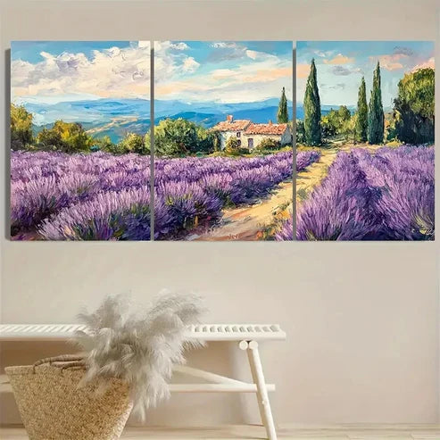 3pcs Rustic Farmhouse Wall Art Set Canvas Unframed - High Quality Print 100% Australian Made Wall Canvas
