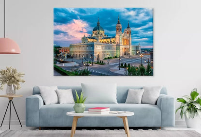 Almudena Cathedral In Madrid  Wall Art Decor 100% Australian Made