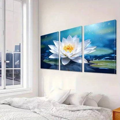 3pcs Abstract Classic Serene Beauty Aesthetic Canvas Unframed - High Quality Print 100% Australian Made Wall Canvas