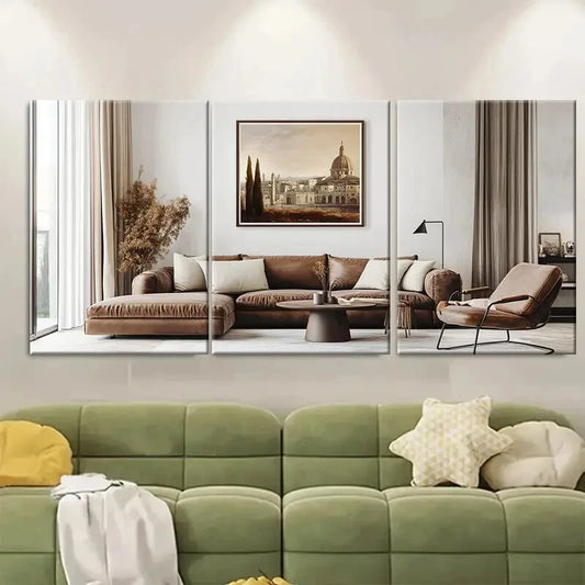 3pcs Verona Italy Featuring Iconic Italian Metal Print Ready to Hang Art