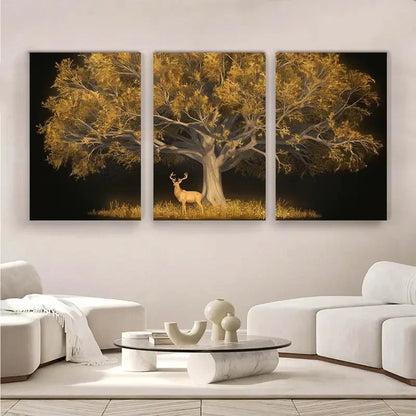 3pcs Majestic Stage Finesse & Beautiful Metal Print Ready to Hang Art