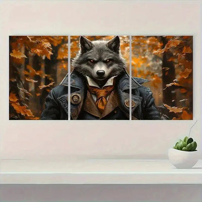 3pcs Dark Academia Retro Victorian Style Metal Print Ready to Hang Art