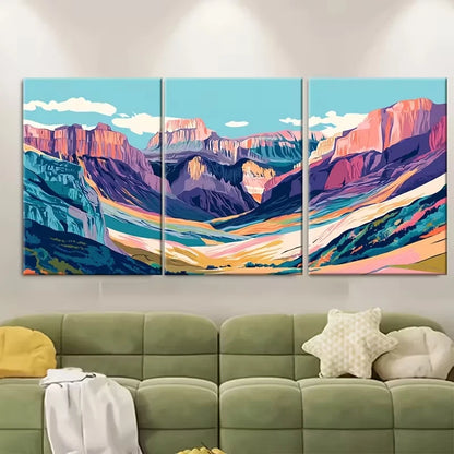 3pcs Guadalupe Mountains National Park Metal Print Ready to Hang Art