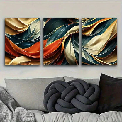 3pcs Fluid Abstract Art Wall Art Set Canvas Unframed - High Quality Print 100% Australian Made Wall Canvas (Copy) (Copy)