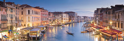 Panoramic Canvas Grand Canal Italy Stunning View High Quality 100% Australian made wall Canvas Print ready to hang